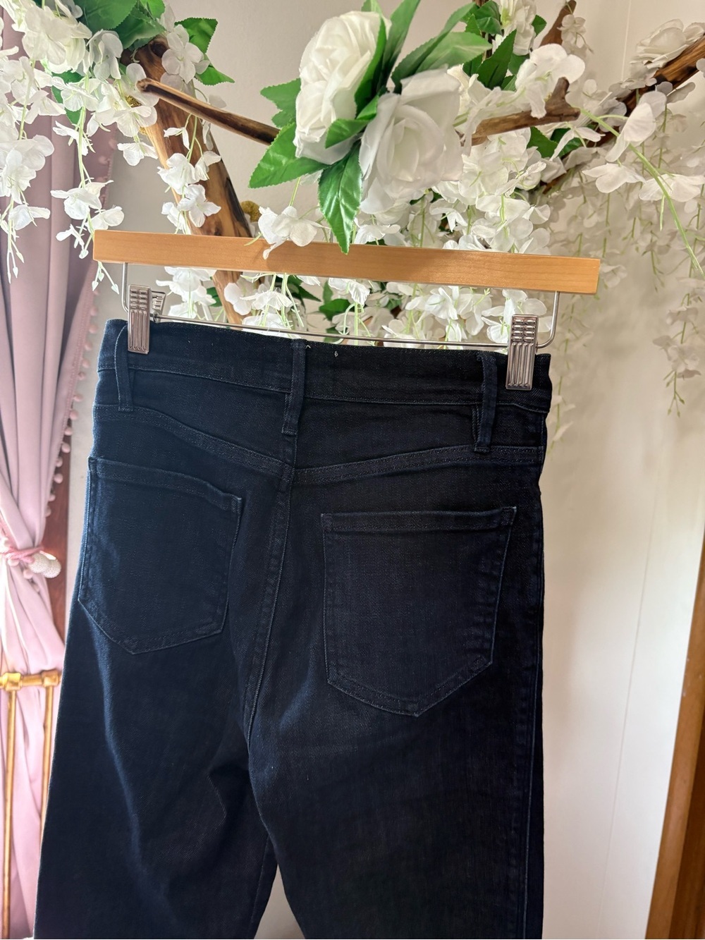 Frame Denim Slim Straight-Leg Jeans in Dark Indigo Wash - Picture 6 of 6